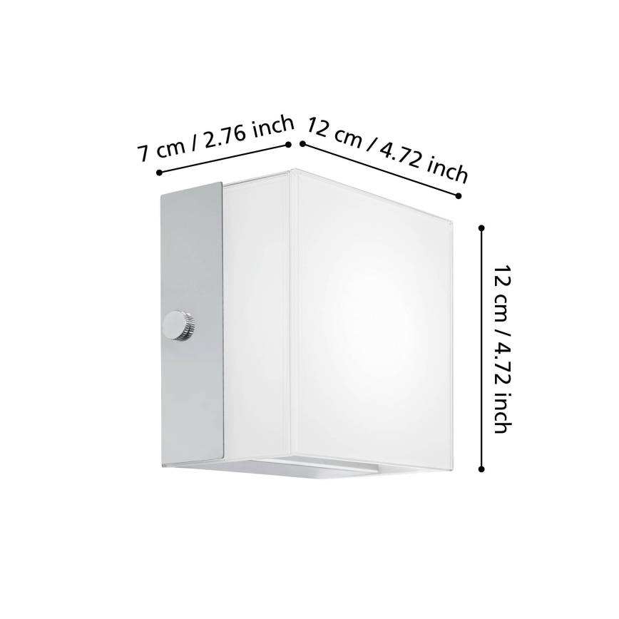 Eglo 95747 - LED Επίτοιχο φωτιστικό ALEA 2 LED/3,7W/230V