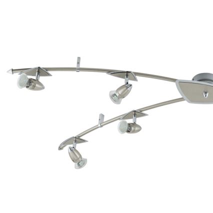 Eglo 95826 - Φως σποτ LED WAVE LED 6xGU10-LED/3W/230V