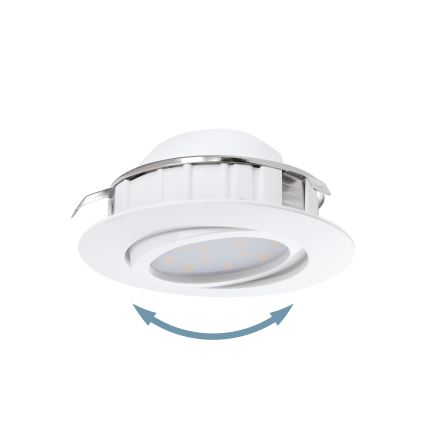 Eglo - ΣΕΤ 3x Χωνευτό φωτιστικό οροφής LED PINEDA 1xLED/4,9W/230V