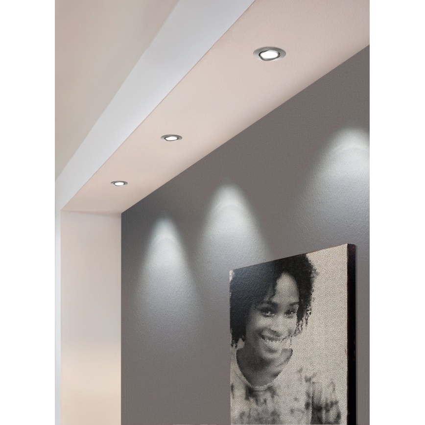 Eglo - ΣΕΤ 3x LED Dimmable χωνευτό φωτιστικό PINEDA 1xLED/5,5W/230V