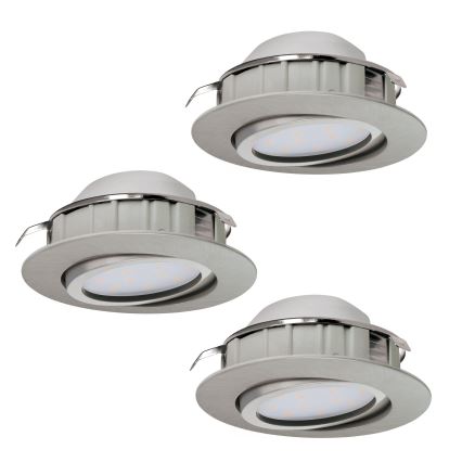 Eglo - ΣΕΤ 3x Κρεμαστό φως οροφής LED PINEDA 1xLED/6W/230V