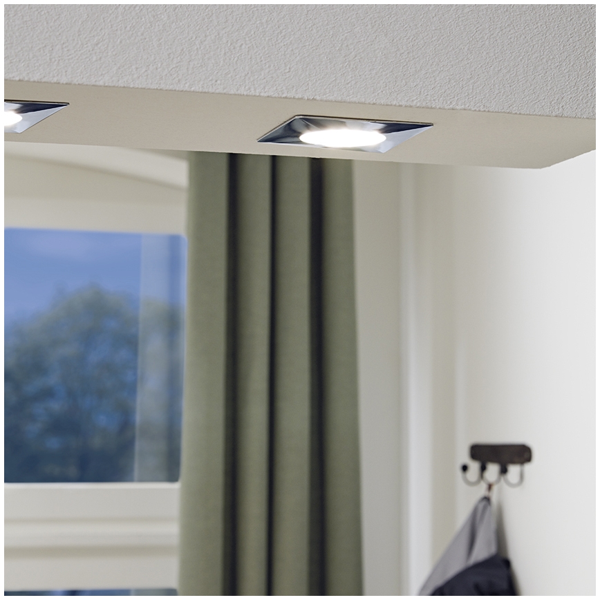 Eglo 95862 - χωνευτό φωτιστικό οροφής LED PINEDA LED/12W/230V