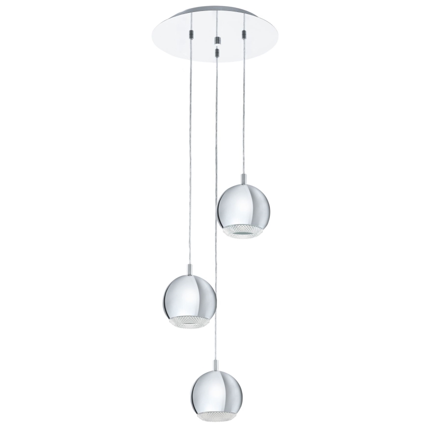 Eglo - Πολύφωτο LED 3xGU10-LED/4W/230V