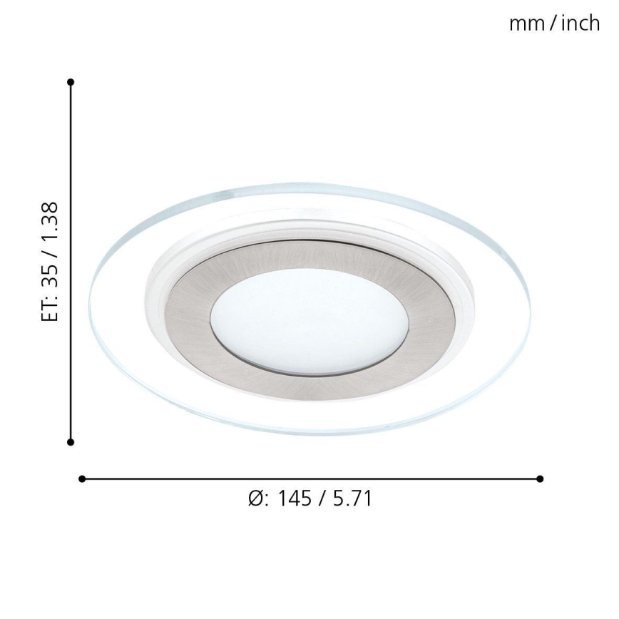 Eglo - Κρεμαστό φως οροφής LED 1 LED/11W/230V