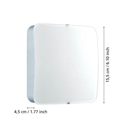 Eglo 95968 - Φωτιστικό οροφής LED CUPELLA LED/11W/230V σε γυαλιστερό χρώμιο