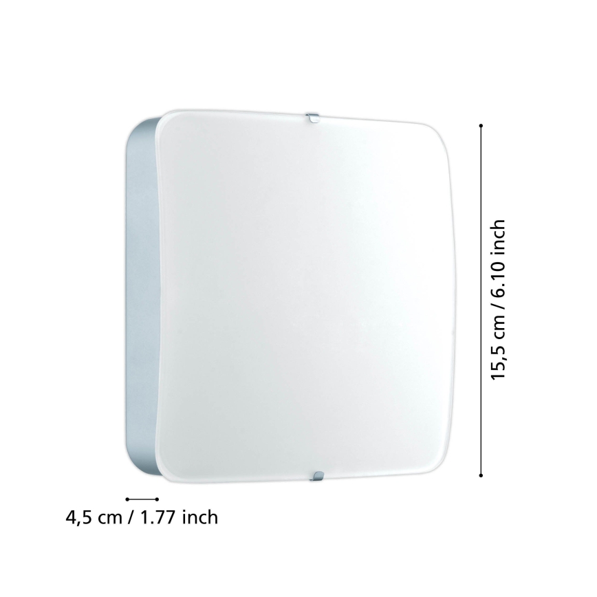 Eglo 95968 - Φωτιστικό οροφής LED CUPELLA LED/11W/230V σε γυαλιστερό χρώμιο