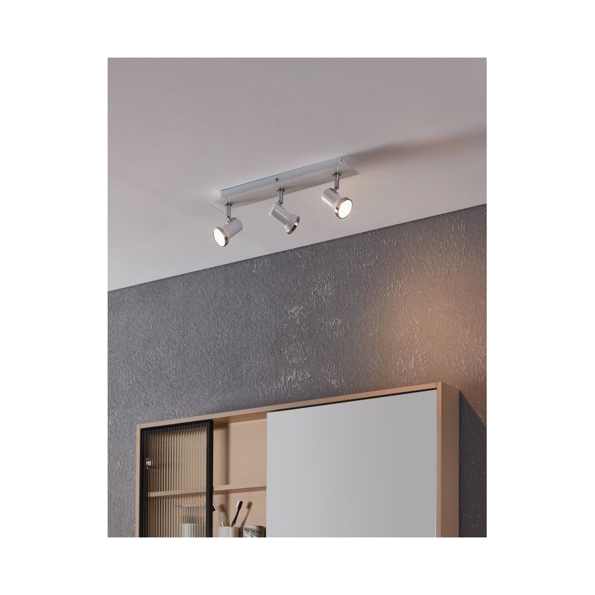 Eglo - Φως σποτ μπάνιου LED 1 3xGU10-LED/3,3W/230V IP44
