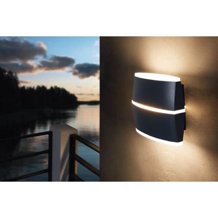 Eglo - Φως τοίχου εξωτερικού χώρου LED 2xLED/6W IP44
