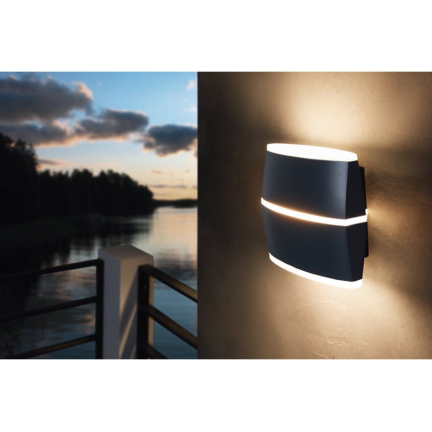 Eglo - Φως τοίχου εξωτερικού χώρου LED 2xLED/6W IP44