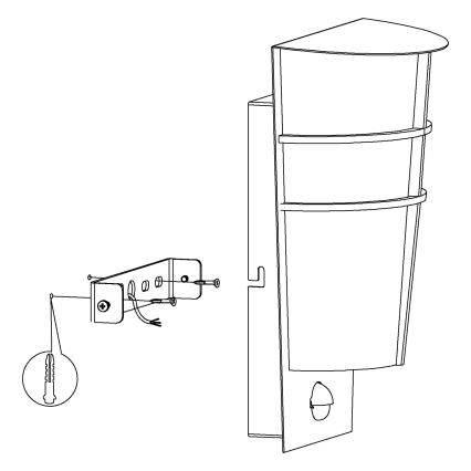 Eglo 96017 - LED εξωτερικό επιτοίχιο φωτιστικό με αισθητήρα BREGANZO 1 2xLED/2,5W IP44