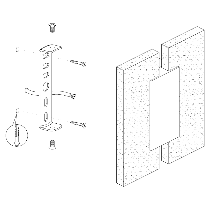 Eglo - Φως τοίχου LED 2 2xLED/4,5W/230V