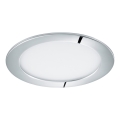 Eglo 96055 - LED εντοιχισμένο φωτιστικό οροφής FUEVA 1 LED/10,9W/230V IP44 διάμ. 17 cm