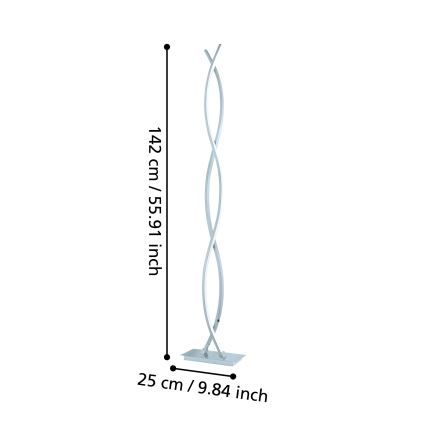 Eglo - Επιδαπέδια λάμπα LED 2 4xLED/9W/230V