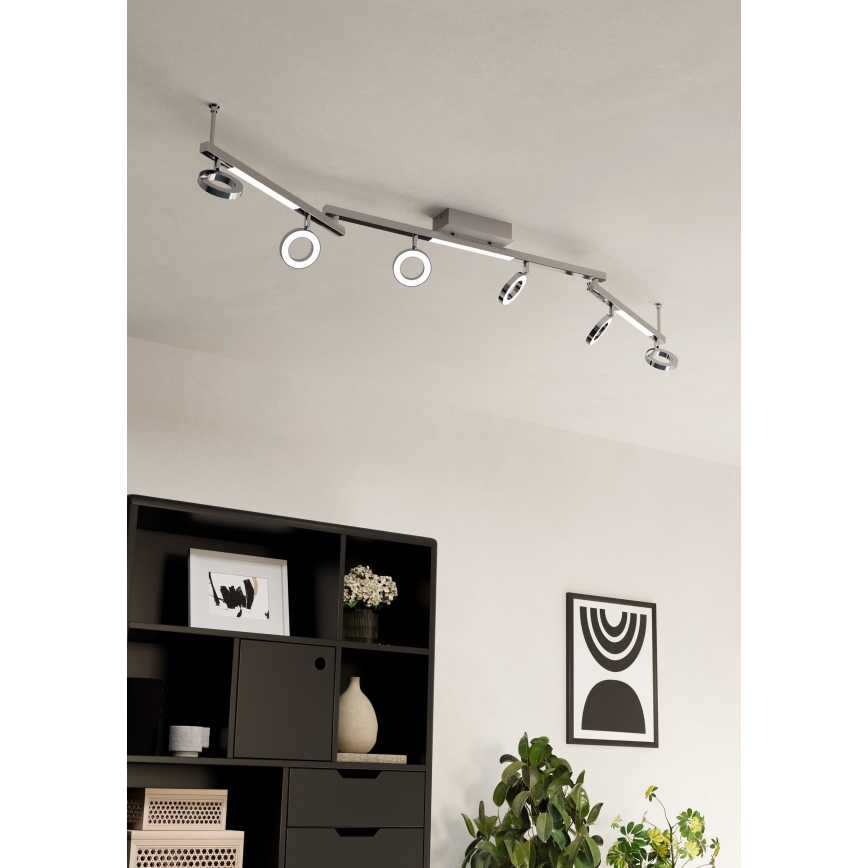 Eglo - Σποτ φωτιστικό 6xLED/3,2W + 3xLED/3,3/230V