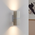 Eglo 96264 - Επιτοίχιο φωτιστικό LED PASSA 2xGU10/2,8W/230V, τετράγωνο