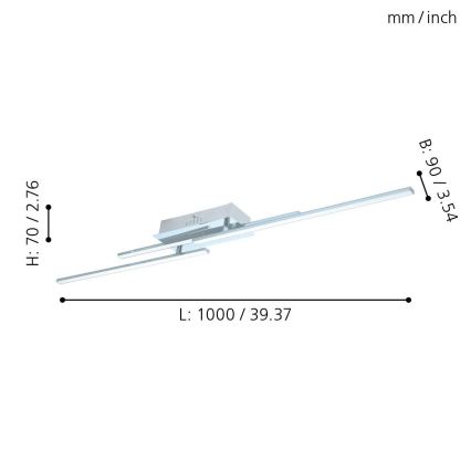 Eglo - Φως οροφής LED 3xLED/6W/230V