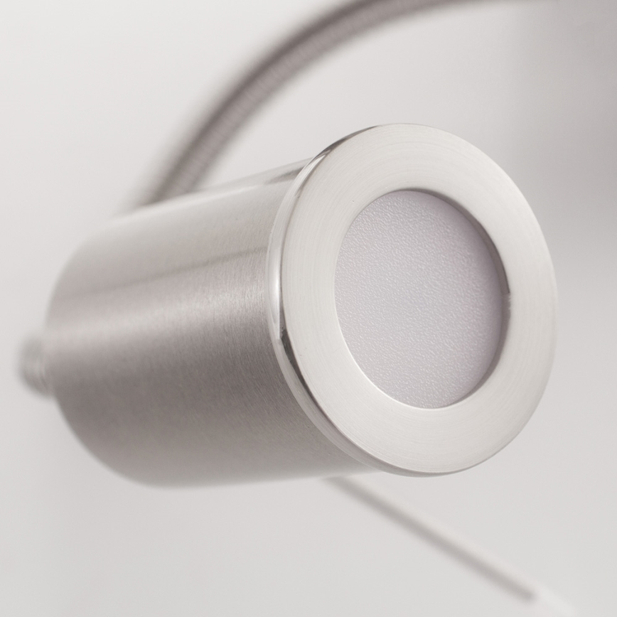 Eglo - Ευέλικτο φωτιστικό LED 1xE27/40W+LED/3,8W λευκό