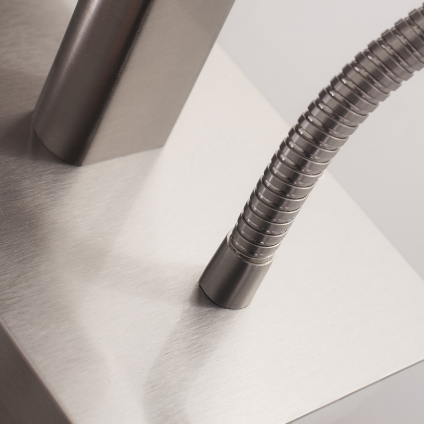 Eglo - Ευέλικτο φωτιστικό LED 1xE27/40W+LED/3,8W σε απόχρωση ταουπέ