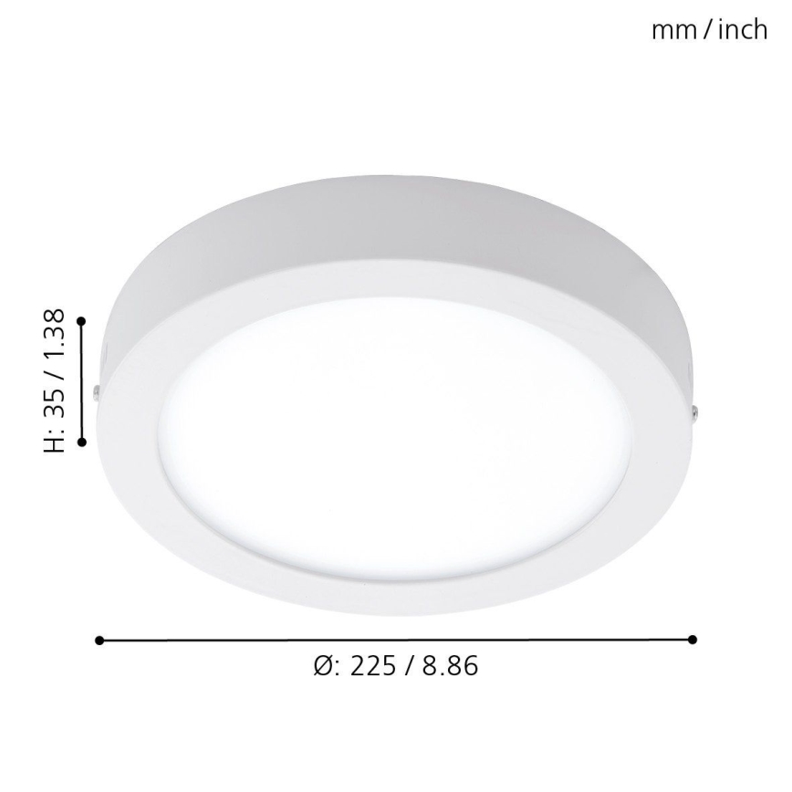 Eglo - Φως οροφής εξωτερικού χώρου LED LED/16,5W/230V IP44