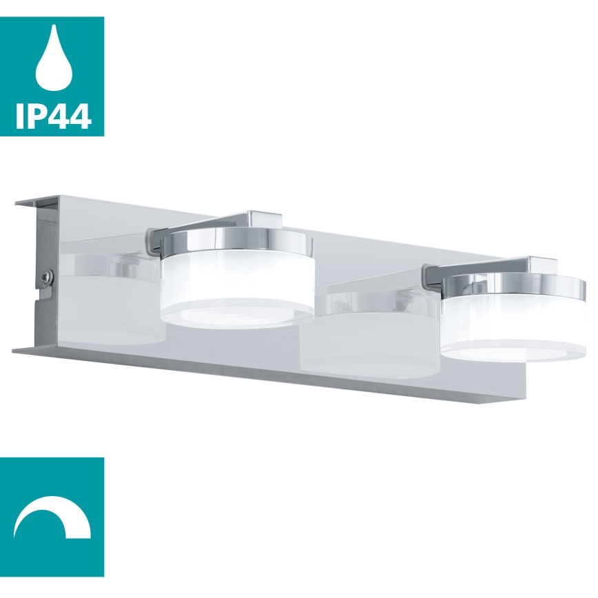 Eglo - LED Dimming επιτοίχιο φωτιστικό μπάνιου 2xLED/7,2W/ IP44