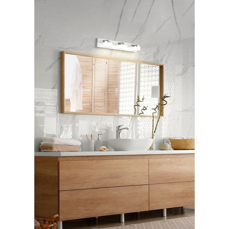 Eglo - LED Dimming επιτοίχιο φωτιστικό μπάνιου 3xLED/7,2W/ IP44