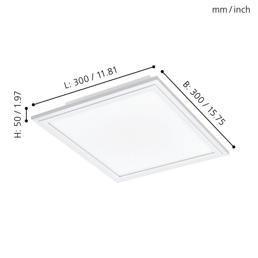 Eglo - LED Φως dimmer SALOBRENA-C LED/16W + τηλεχειριστήριο