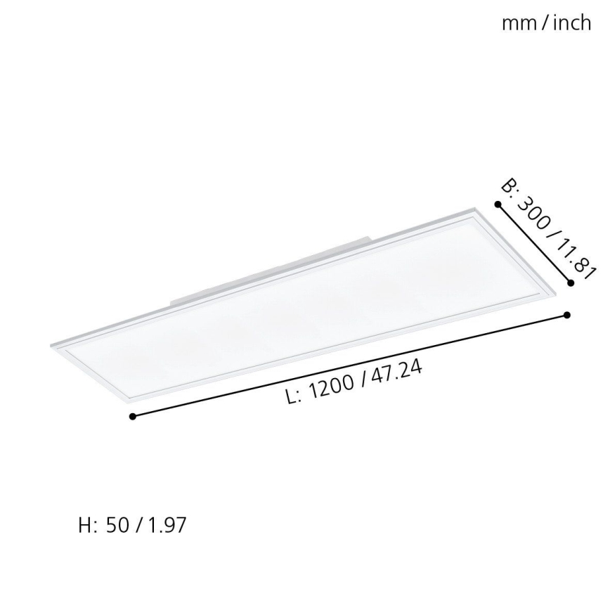 Eglo - LED RGBW Φωτιστικό dimming SALOBRENA-C LED/31W + τηλεχειριστήριο