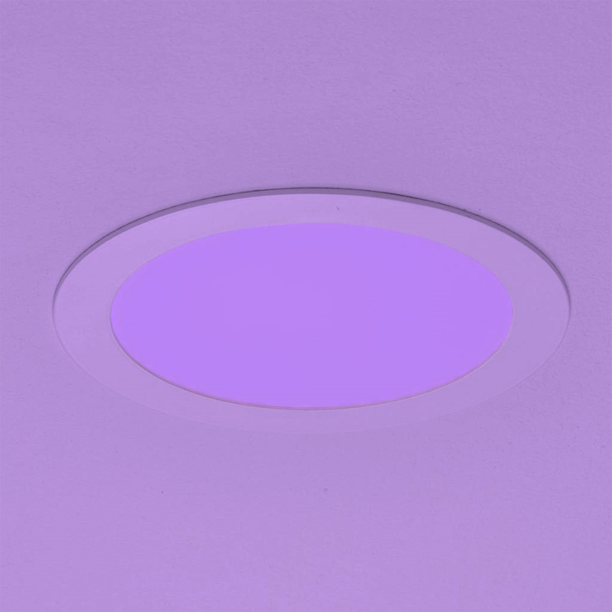 Eglo - LED RGBW Ρυθμιζόμενο χωνευτό φωτιστικό οροφής FUEVA-C LED/15,6W/230V διάμ. 22,5 cm