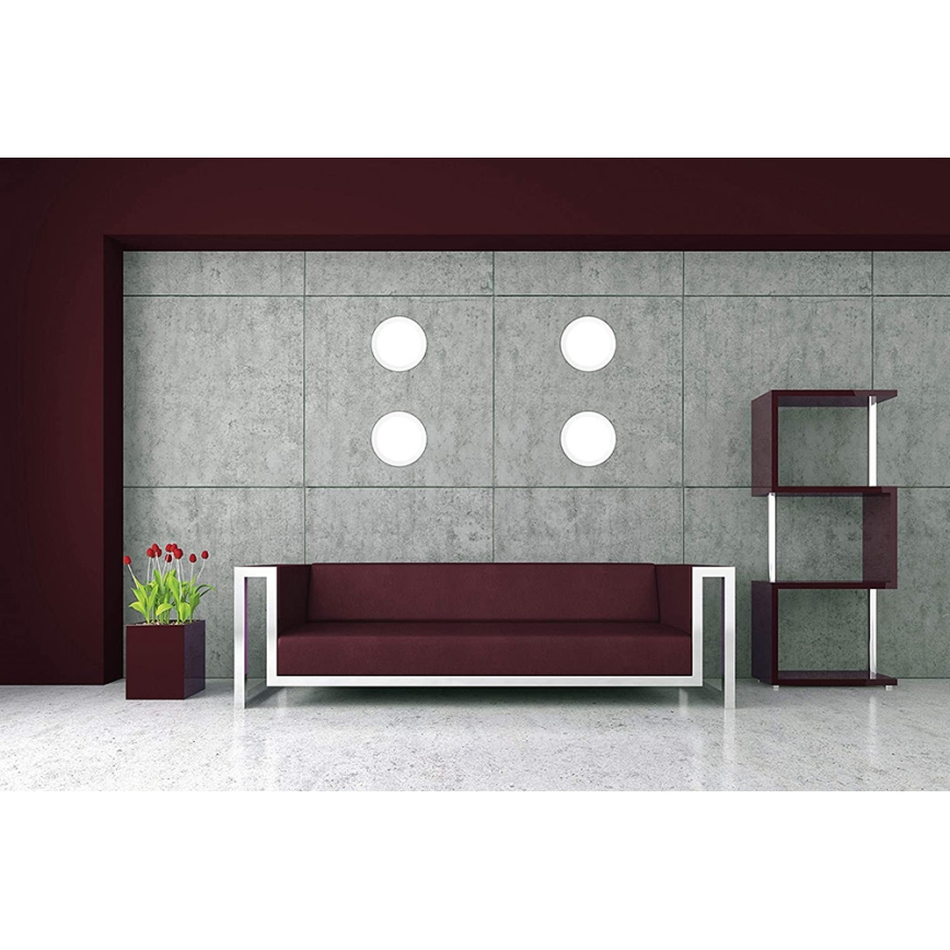 Eglo - LED RGBW Ρυθμιζόμενο χωνευτό φωτιστικό οροφής FUEVA-C LED/15,6W/230V διάμ. 22,5 cm