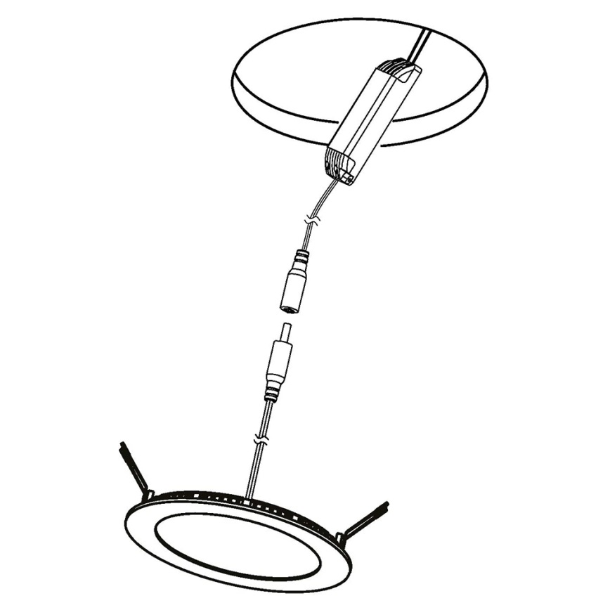 Eglo - LED RGBW Ρυθμιζόμενο χωνευτό φωτιστικό οροφής FUEVA-C LED/15,6W/230V διάμ. 22,5 cm