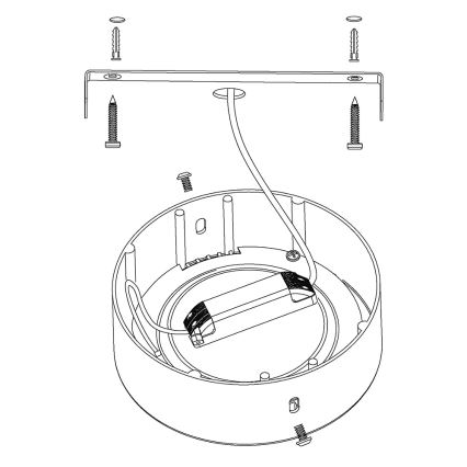 Eglo - Φωτιστικό οροφής dimmer LED RGB FUEVA-C LED/15,6W/230V Bluetooth