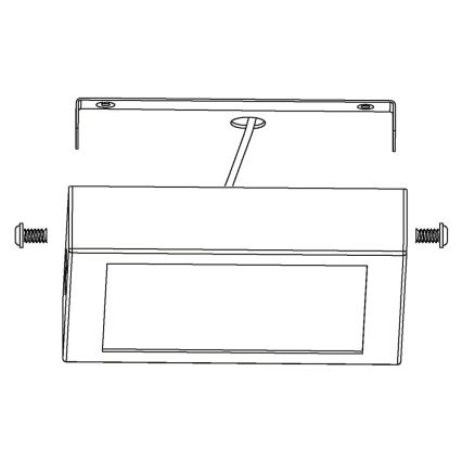 Eglo - Φως οροφής dimmer LED RGBW FUEVA-C LED/21W/230V