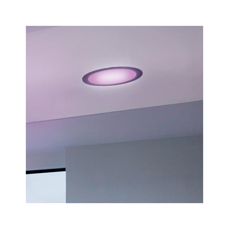 Eglo- LED RGB Χωνευτό φωτιστικό οροφής με dimmer FUEVA-C LED/15,6W/230V