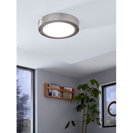 Eglo - Ρυθμιζόμενο φωτιστικό οροφής LED RGBW FUEVA-C LED/15,6W/230V Bluetooth, διάμ. 22,5 εκ.