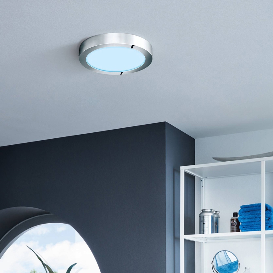 Eglo - LED RGBW Ρυθμιζόμενο φωτιστικό οροφής FUEVA-C LED/15,6W/230V Bluetooth
