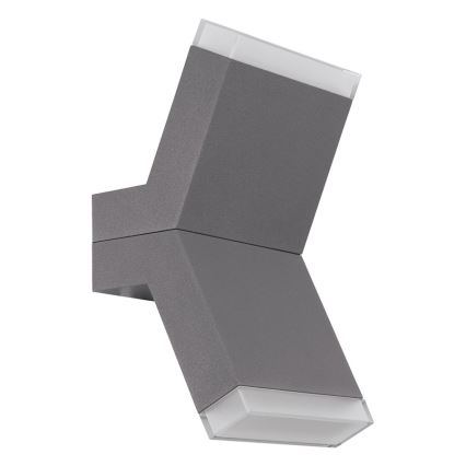 Eglo 96706 - Φως τοίχου LED CANTZO 2xLED/4W/230V γκρι