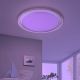 Eglo - LED RGBW Dimmable φωτιστικό οροφής COMPETA-C LED/17W/230V + τηλεχειριστήριο