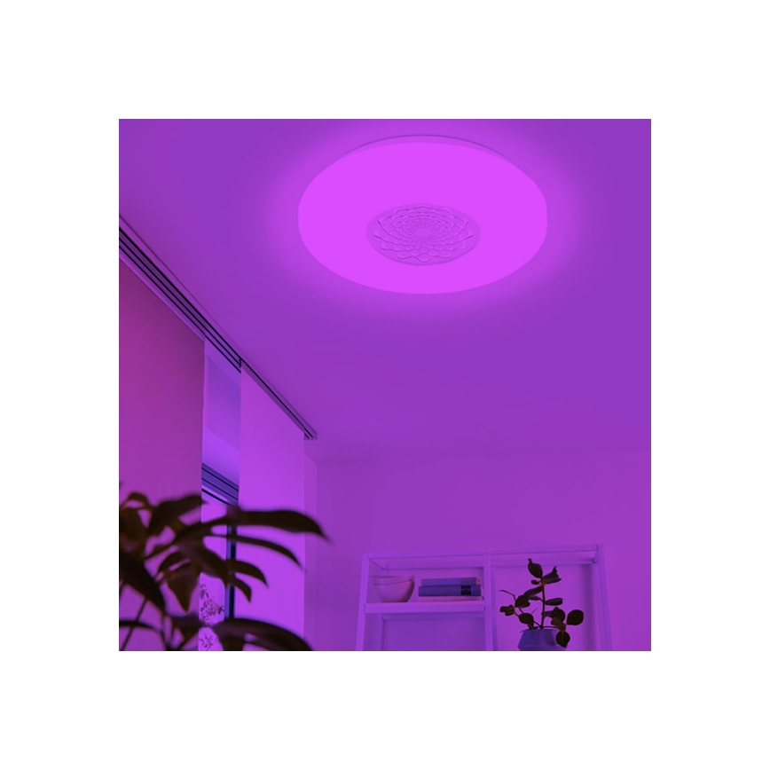 Eglo - Επιτοίχιο φωτιστικό οροφής LED RGBW Dimming CAPASSO-C LED/17W/230V