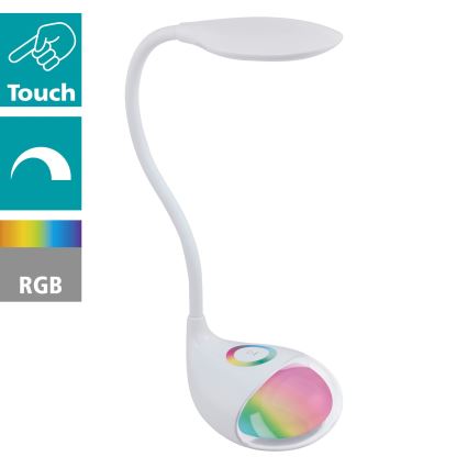 Eglo - Ρυθμιζόμενο επιτραπέζιο φωτιστικό LED/2,2W+0,3W/230V RGB