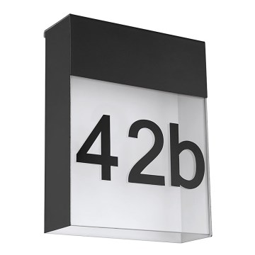 Eglo 97117 - Αριθμός οικίας LED PONSO LED/4,8W/230V IP44