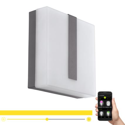 Eglo - Εξωτερικό φωτιστικό τοίχου LED dimming TORAZZA-C LED/14W/230V IP44