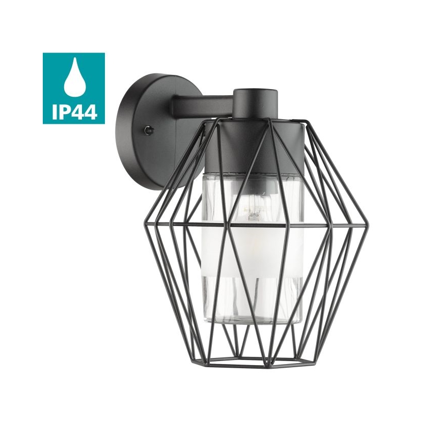 Eglo - Φως τοίχου εξωτερικού χώρου 1xE27/60W/230V IP44