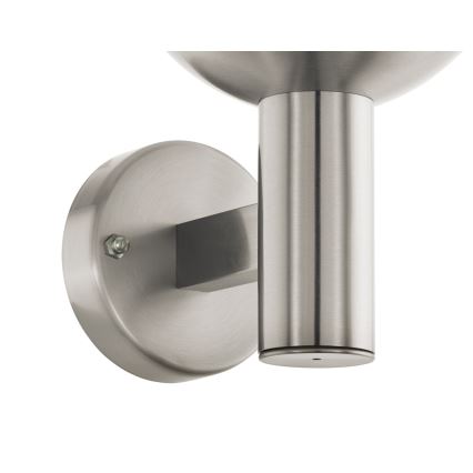 Eglo 97247 - LED ρυθμιζόμενο επιτοίχιο φωτιστικό εξωτερικού χώρου NISIA-C 1xE27/9W/230V IP44