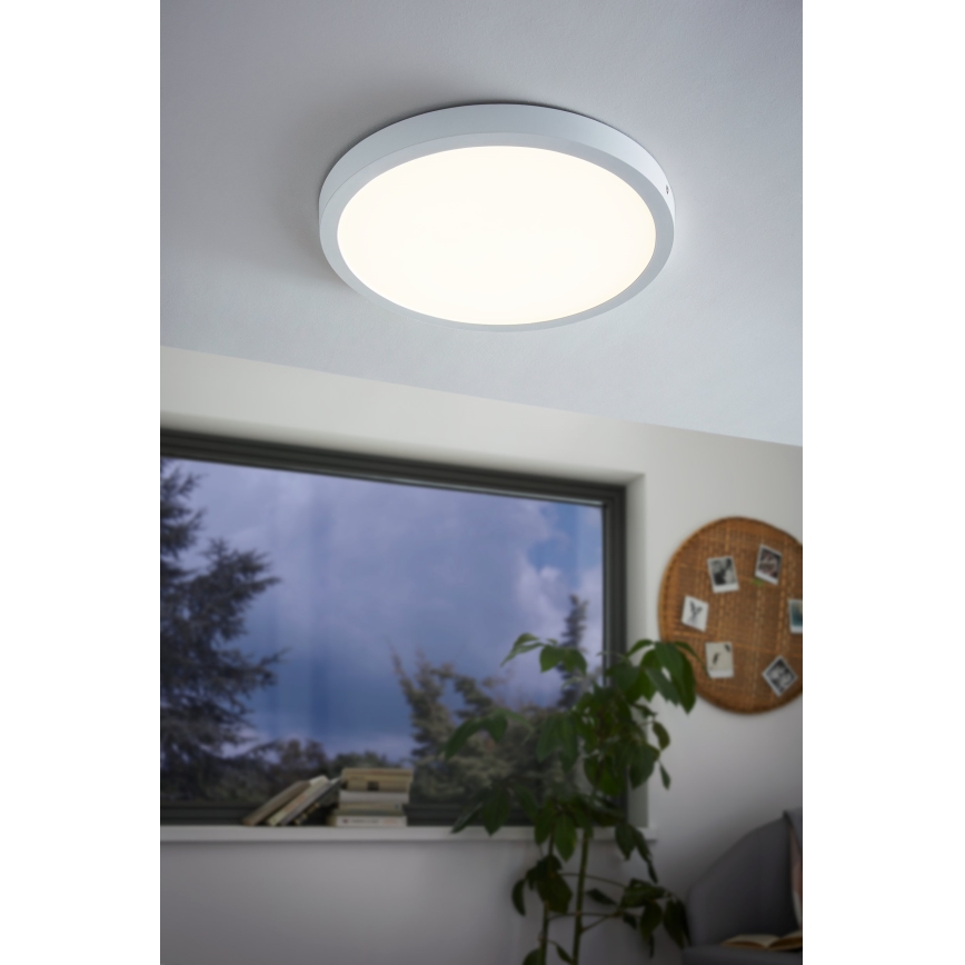 Eglo - LED φωτιστικό οροφής 1xLED/25W/230V λευκό στρογγυλό 2500 lm διάμ. 40 cm