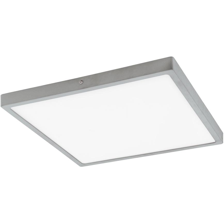 Eglo - LED φωτιστικό οροφής 1xLED/25W/230V ασημί τετράγωνο 40x40 cm