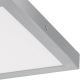 Eglo - Φως οροφής LED 1xLED/25W/230V ασήμι γωνιακός