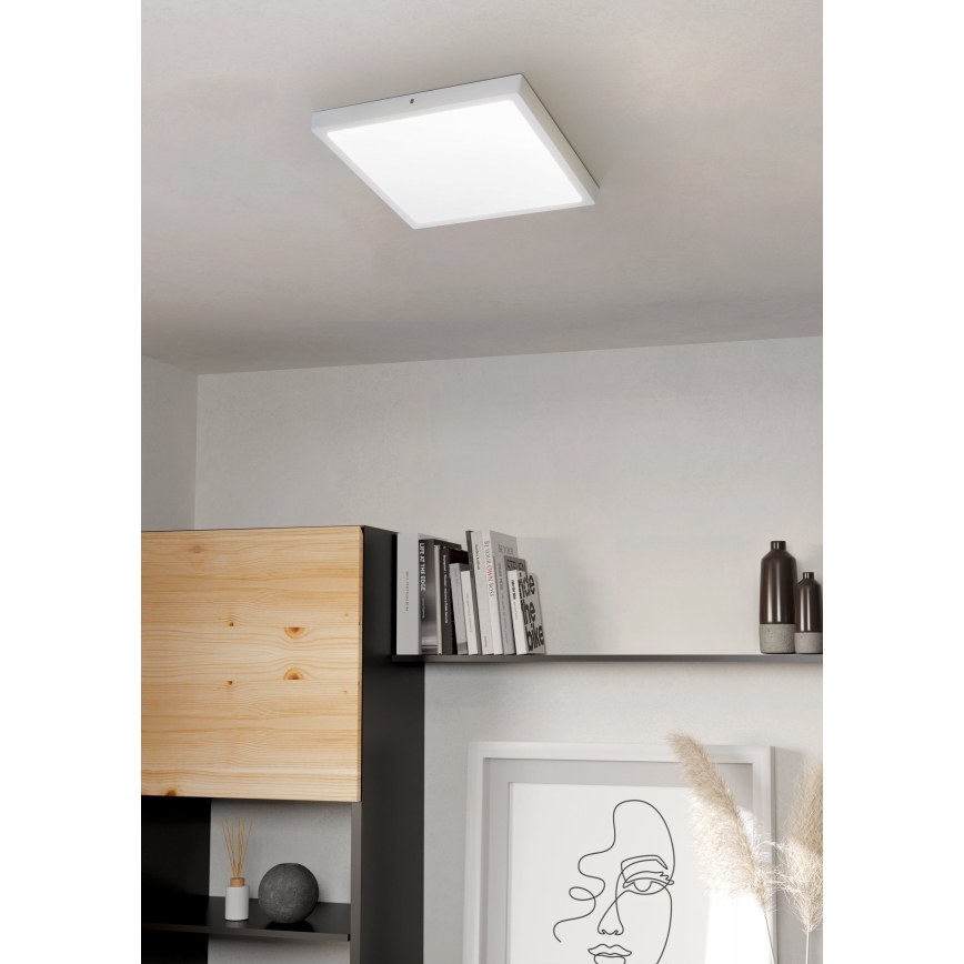 Eglo - LED φωτιστικό οροφής 1xLED/25W/230V λευκό, τετράγωνο 4000K 40x40 cm