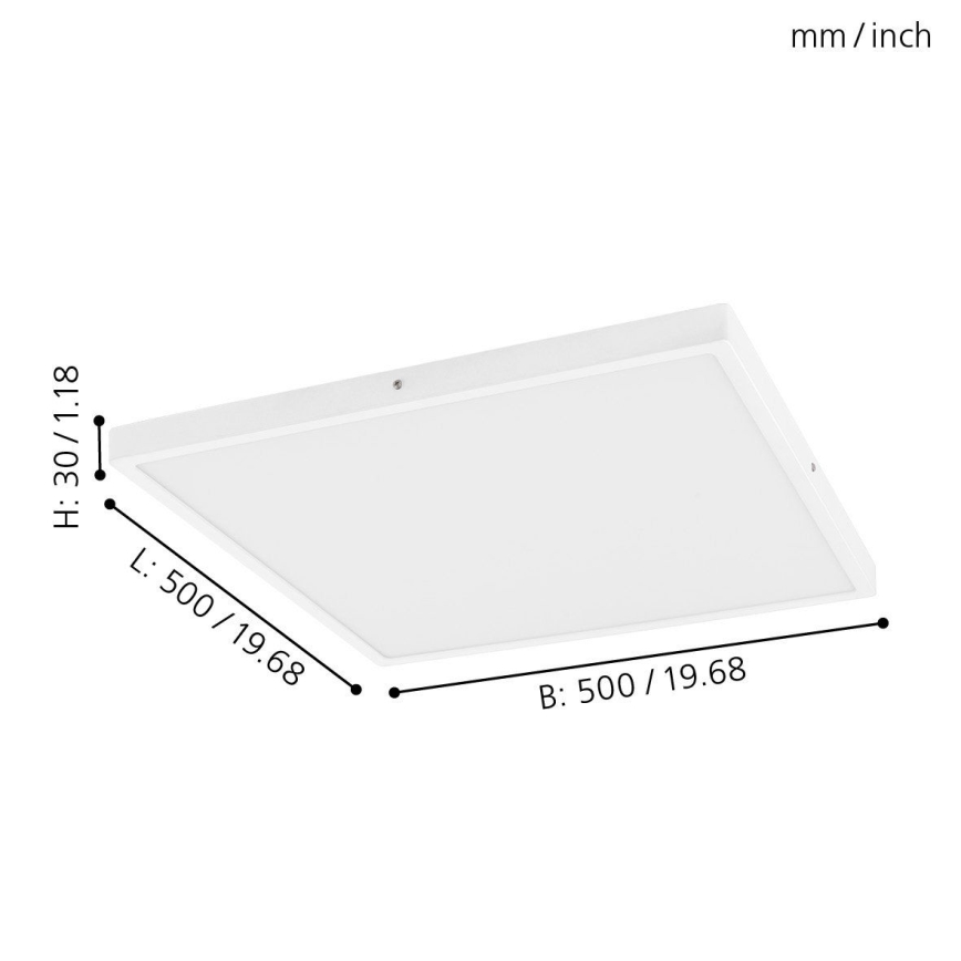 Eglo - Φως οροφής dimmer LED 1xLED/25W/230V