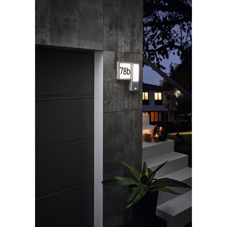 Eglo - Επιτοίχιο εξωτερικό φωτιστικό 2xLED/2,7W + LED/3,6W/230V IP44