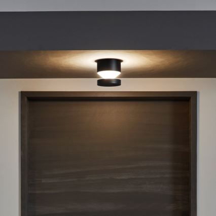 Eglo - LED εξωτερικό επιτοίχιο φωτιστικό LED/11W/230V μαύρο IP44